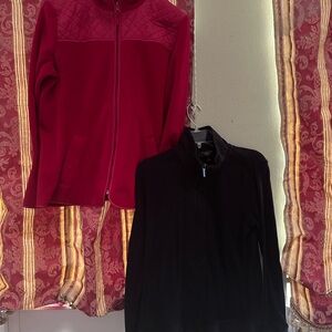 Talbots Red and Black Women's Jackets